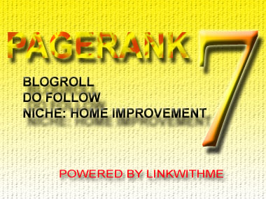 give you permanent homepage dofollow backlink from my PAGERANK 7 blog