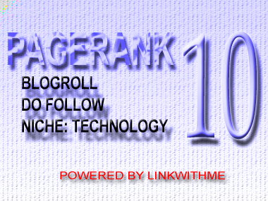 give you permanent homepage dofollow backlink from my PAGERANK 10 technology blog