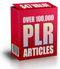 give you instant access to 100000 PLR Private Label Rights Articles