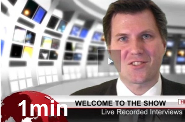 produce a 1 minute BBC Style Skype news interview show