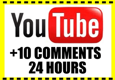 deliver 10 COMMENTS Your Youtube VIDEO in 24 hours