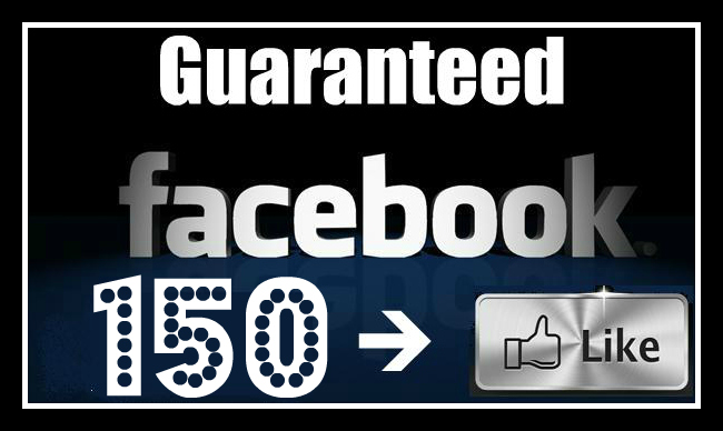 Give You Guaranteed 150 Likes to your Facebook Fan Page