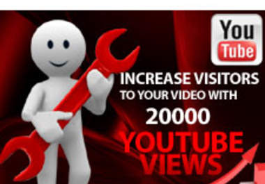 give you guaranteed 25000 FAST YouTub vieews to your Youtu video, fast delivery only