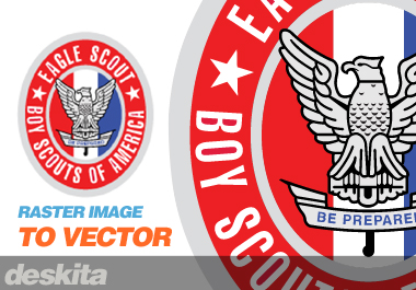 convert LOGO image to VECTOR illustrator