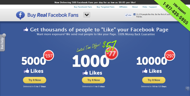 Get You 600 Real Facebook Likes