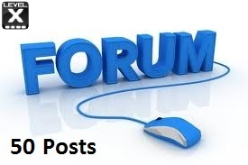make 50 posts on your forum