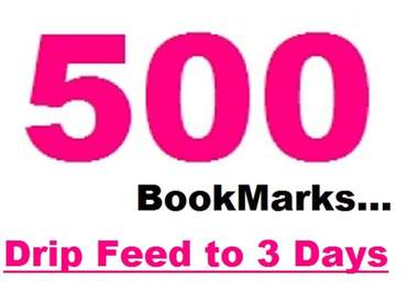 spread 500+ Social BookMarking submission up to 3 days + ping + indexer + PENGUIN friendly