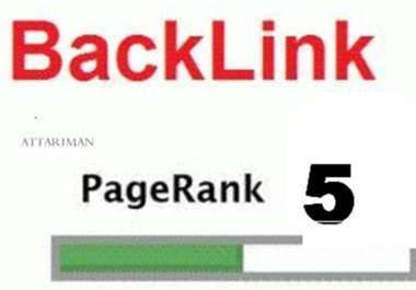give 8= 4 PR 3 + 4 PR 4 Dofollow Blogroll link for 1 year