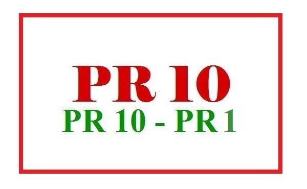 create 50 PR10 to PR1 bookmarks for your published youtube video