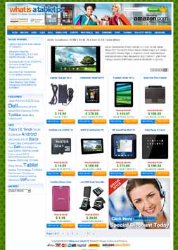 sell my PC Tablet Store Site Make money from Amazon Affiliate