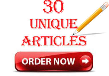 Write 10 UNIQUE Articles That Pass Copyscape Test On Any Keyword Just