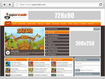 make a arcade wordpress blog just like this http://gametoys.info
