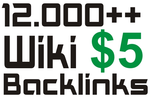give you 12000 Wiki Contextual backlinks From 4000 Unique Domain