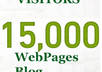 offer 15,000 REAL visits to your blog or website