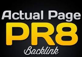 give you 1 actual pr8 backlink