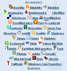 submit your website to 700+ social bookmarks and ping all them