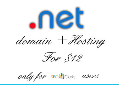 give you any .net domain with unlimited hosting
