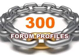 build quite 300 DOFOLLOW Profile Links from PR2 to PR7 forums and build quite 5000 links to them for large link juice to your url