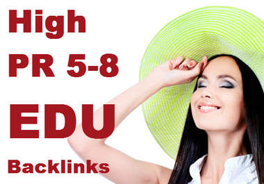 create 11 DoFollow EDU Backlinks from High PR5 to PR8 Sites