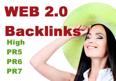 create 10 Web 2 Backlinks from High PR5 to PR Sites7