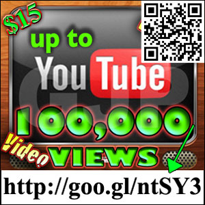 10k-100k YOUTUBE Views 15-100 Likes, 10-200 Video Favs, PLUS 30-100 Channel Subscribers