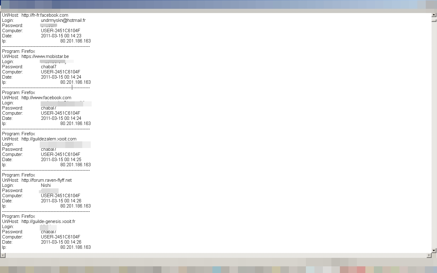 Have accounts facebook, twitter without download