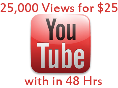 offer you 25000 + Views for your Youtube video