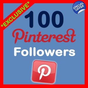 give you 100% real 100 pinterest followers