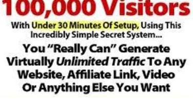 show you how to get 100,000 people into you website or blog in one hour no lies no gimmicks