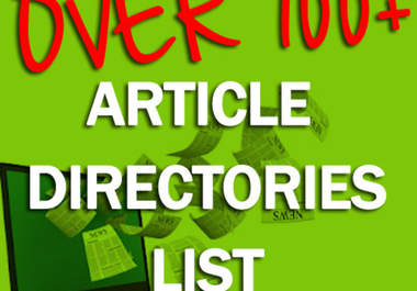 give you my collection of article directories