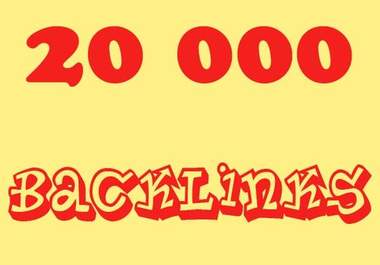 create 15000+ high quality backlinks to your website for SERP ranking with in 4 days