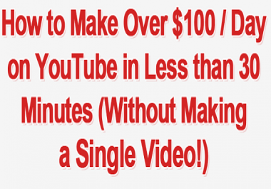 How to Make $100 / Day on YouTube Without Making a Single Video