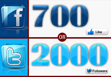 get you 2000 TWITTER followers or 700 facebook likes in less then 48 hours no need for pass