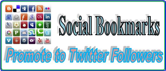 Deliver your sites to 1500 + Social Bookmark Backlinks then promotes to 50,000 ++ Twitter followers