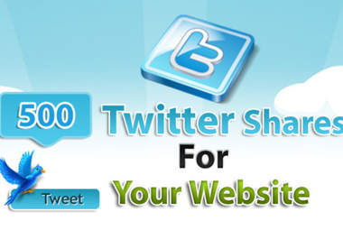 add 500 twitter share votes clicks to your website to rock up your SEO