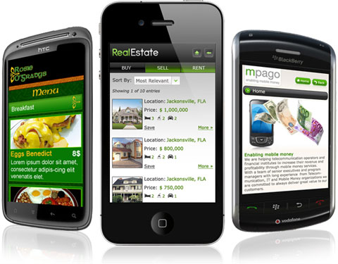 create single page mobile web sites