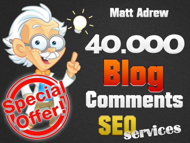 make 40.000 Blog Comments