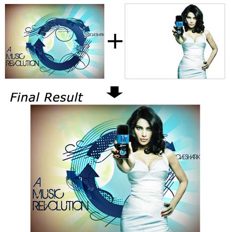 remove your background and change it into any color of 6 pics background which you want