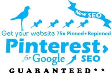 pinterest your site to blast SEO google from many accounts and promote to 20000 twitter followers