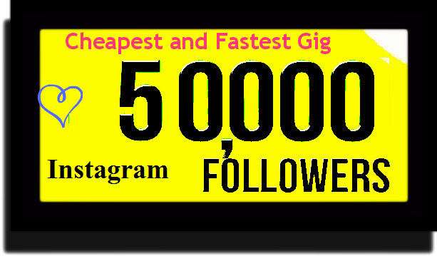 add 50,000 Real looking twitter followers to your account in less than 24 hours