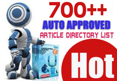give you my PRIVATE LIST of 700 auto approved article directories