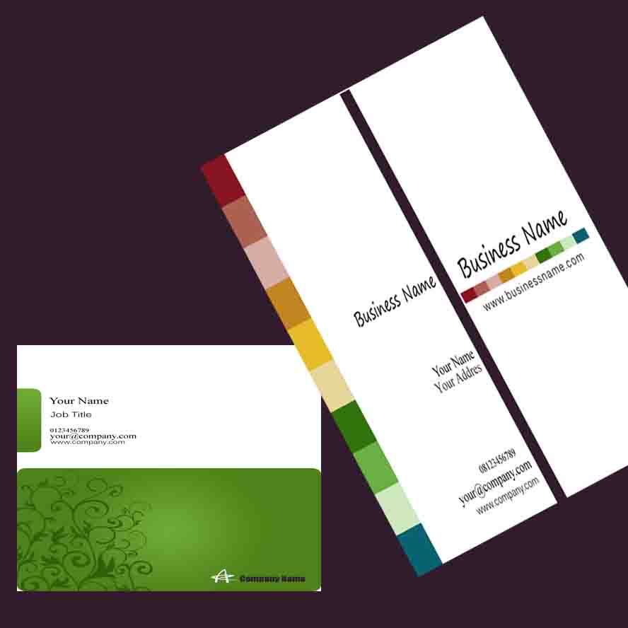 make 2 PROFESSIONAL bussines card