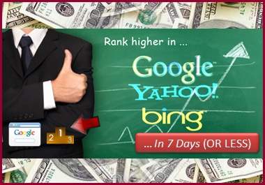 teach you how to rank websites in the FIRST page of google in only 7 days or less