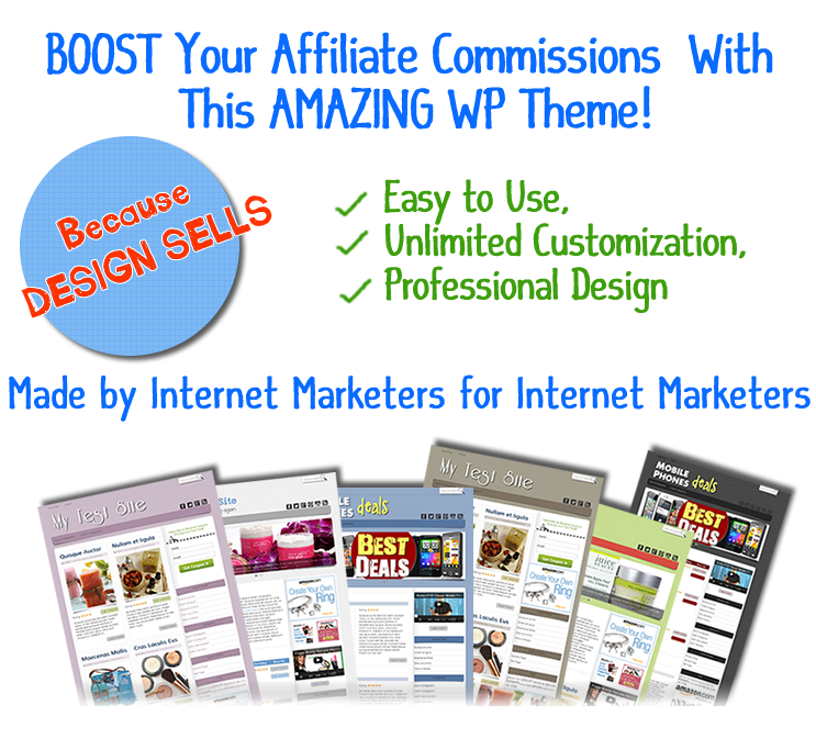 give you The Affiliate WP Theme to boost your affiliate commissions
