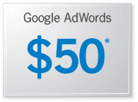 give 10 x 50$ adwords vouchers