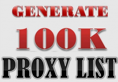 Generate A Daily List Of Over 100k Fresh Proxies For You + Bonus (Maggic Traffic Bot) 