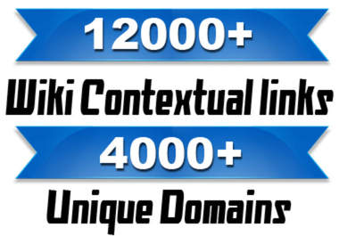make 12000 wiki backlinks from 4000 domains wikis backlink