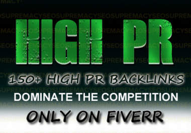 manually Build 150 High PR Backlinks