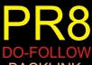 manually create 10 Top QUALITY Backlinks from 10+ Unique Pr8 Top Authority Sites