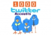 sell you ★1000 custom made twitter accounts★